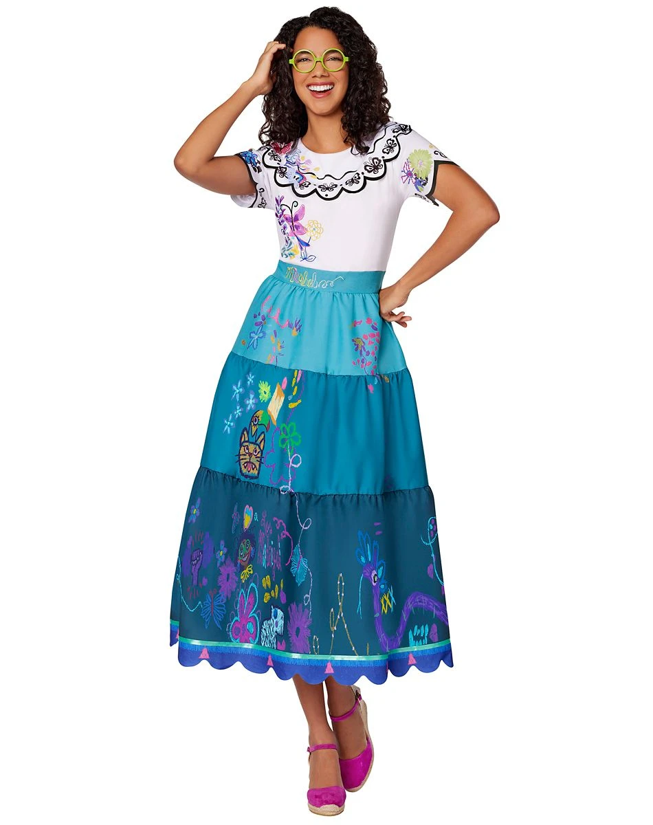Spirit Halloween Adult Mirabel Dress Costume - Disney Encanto 3 Spirit Halloween Adult Mirabel Dress Costume - Disney Encanto