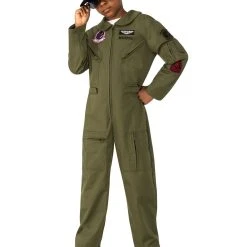 Spirit Halloween Kids Top Gun Maverick Jumpsuit Costume